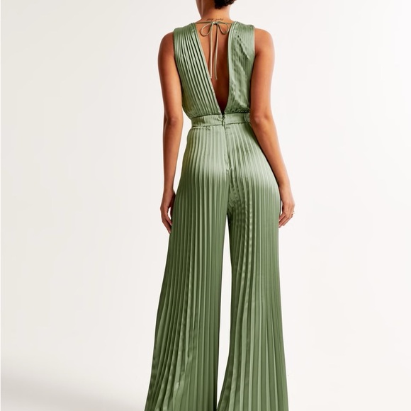 Abercrombie & Fitch Giselle Pleated Jumpsuit - Picture 3 of 6